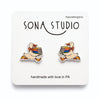 Book Goose Earrings Sona Studio Jewelry - Earrings