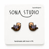 Bookish Otter Earrings Sona Studio Jewelry - Earrings