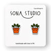 Happy Plant Earrings Sona Studio Jewelry - Earrings