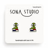 Little Book Worm Earrings Sona Studio Jewelry - Earrings
