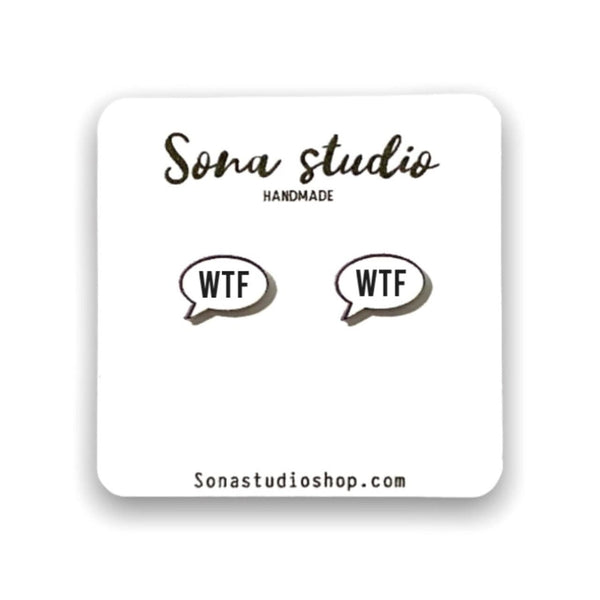 WTF Earrings Sona Studio Jewelry - Earrings