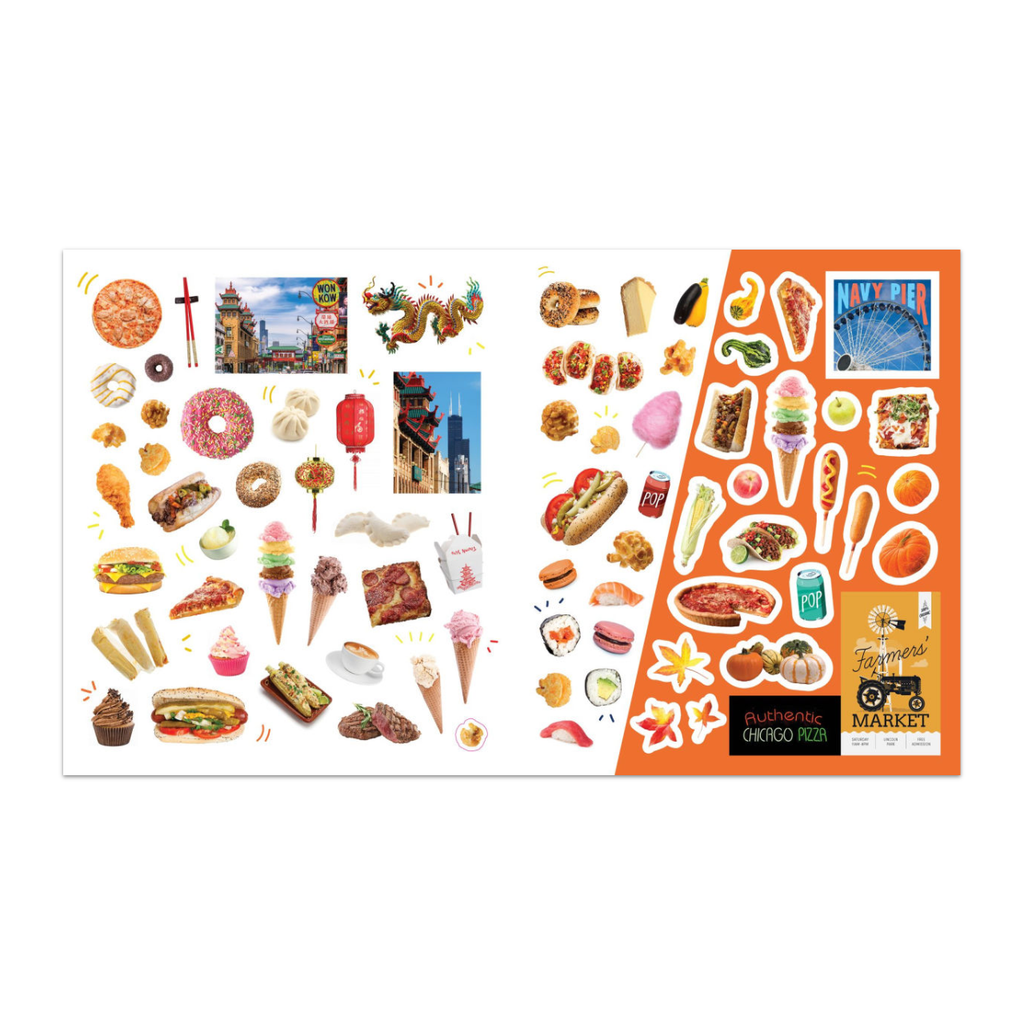 500 Stickers Chicago Book Sourcebooks Books