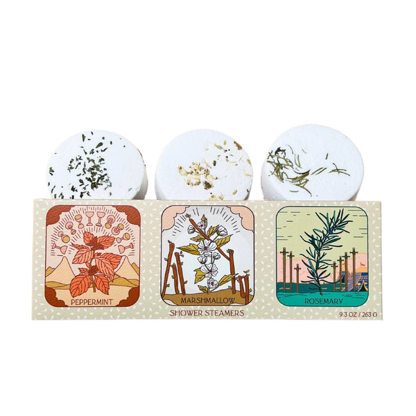 Soul Warmth Tarot Shower Steamer Set Sow The Magic Home - Bath & Body - Bath Fizzers & Salts