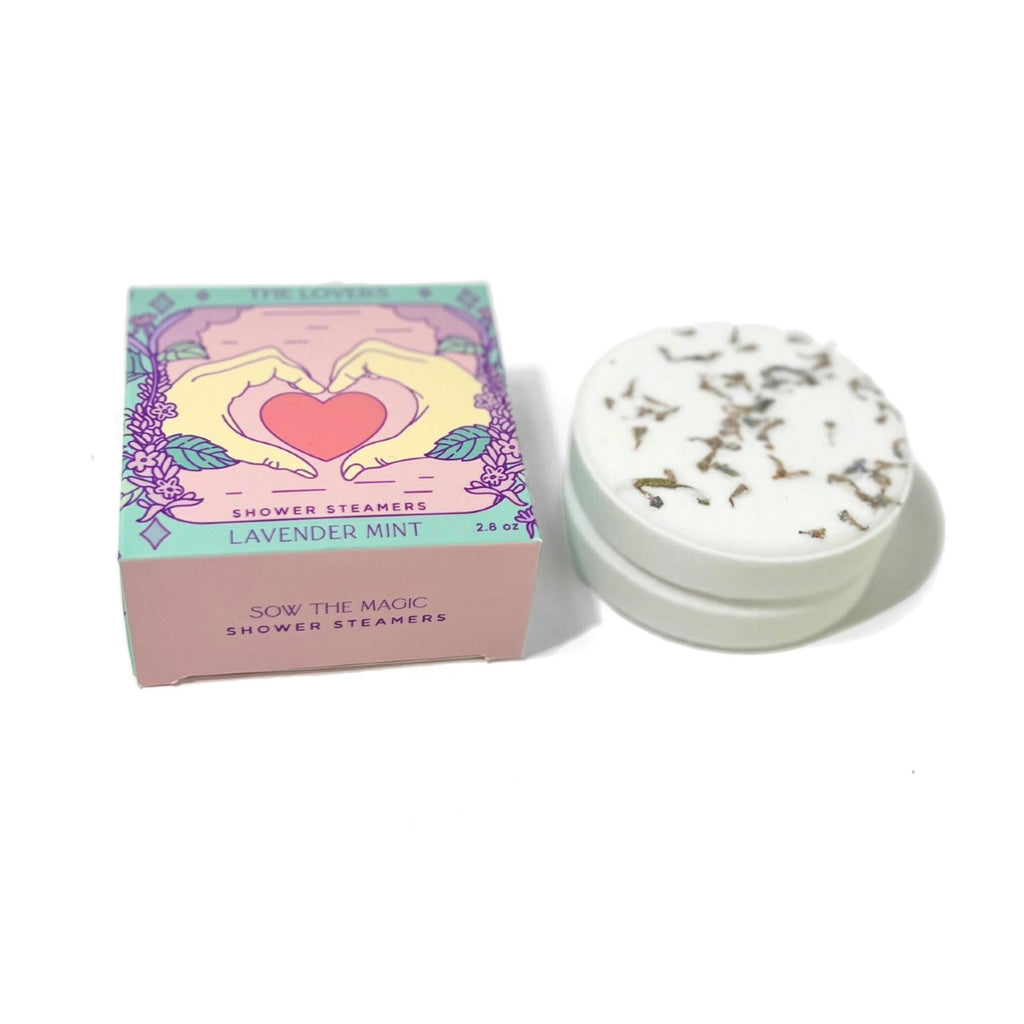 The Lovers Lavender Mint Shower Steamer Set Sow The Magic Home - Bath & Body - Bath Fizzers & Salts