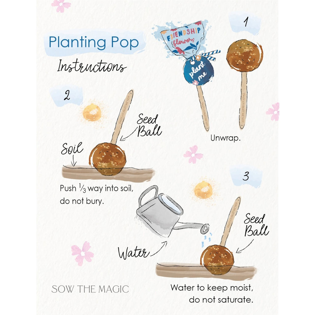 Planting Seed Pop Sow The Magic Home - Garden - Plant & Herb Growing Kits