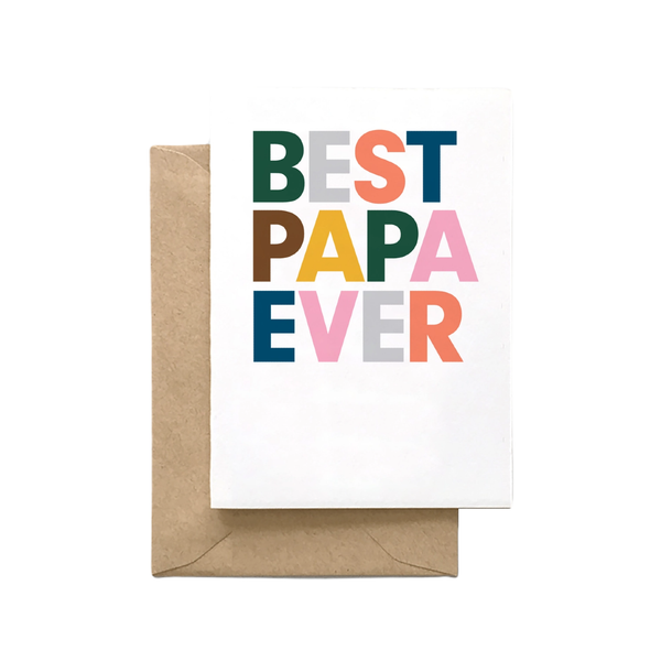 Best Papa Ever Father's Day Card Spaghetti & Meatballs Cards - Holiday - Father's Day