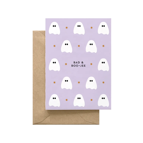 Bad And Boo Jee Halloween Card Spaghetti & Meatballs Cards - Holiday - Halloween