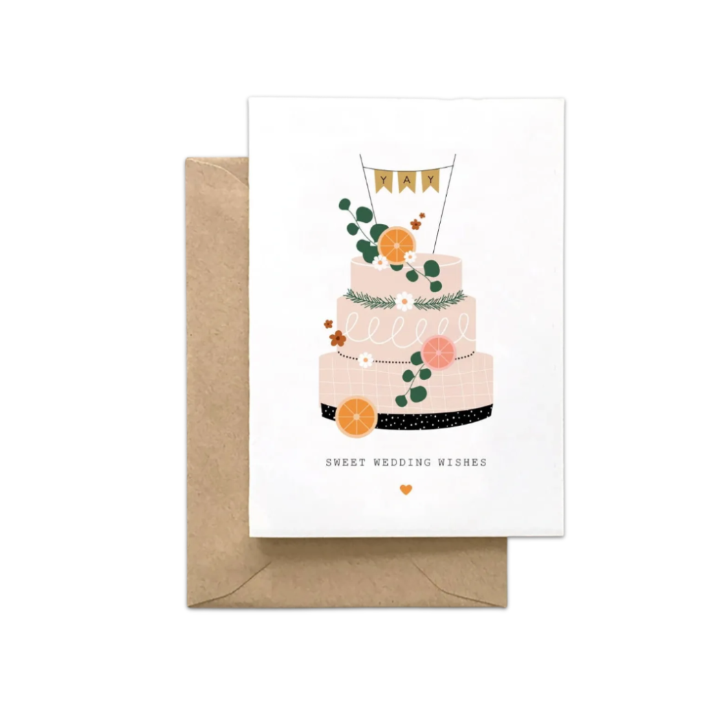 Sweet Wedding Wishes Card Spaghetti & Meatballs Cards - Love - Wedding