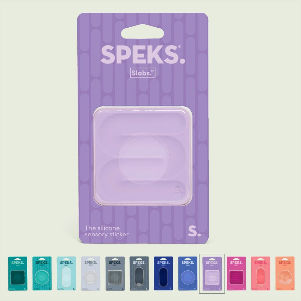 Path Lavender Slabs Silicone Sensory Sticker Speks Toys & Games - Fidget Toys