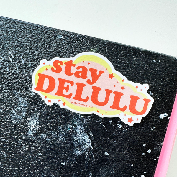 Delulu Sticker Steel Petal Press Impulse - Decorative Stickers