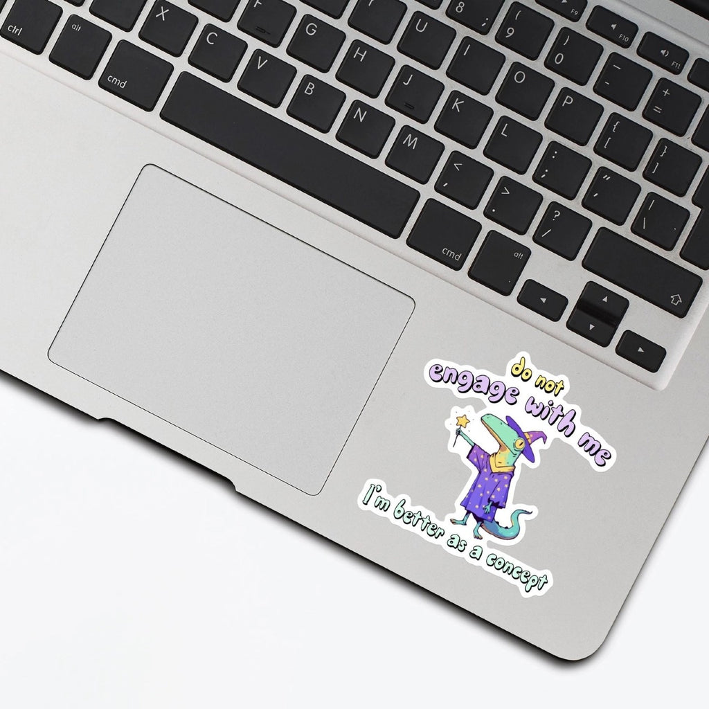 Do Not Engage With Me Sticker Sticker Horse Impulse - Decorative Stickers
