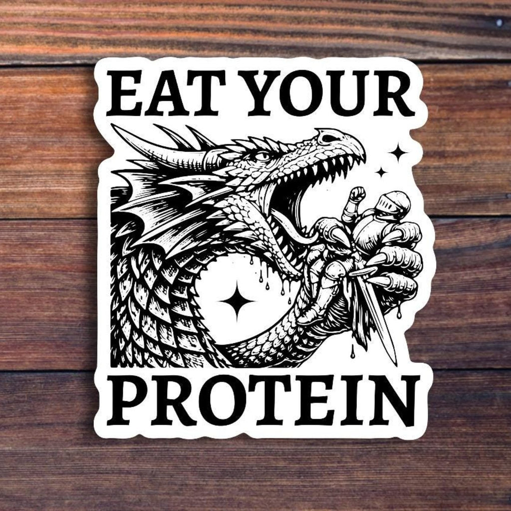 Eat Your Protein Sticker Sticker Horse Impulse - Decorative Stickers