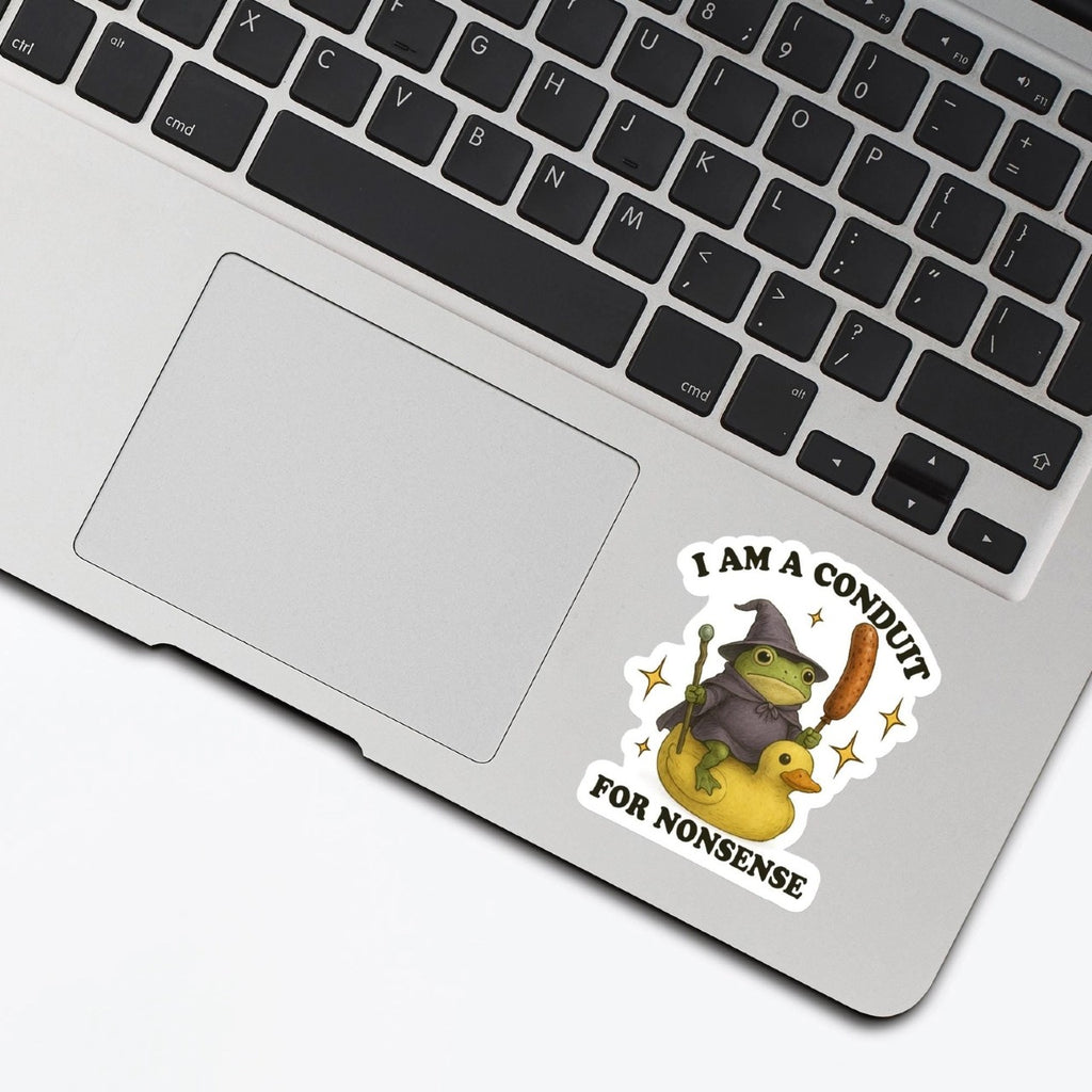 I Am A Conduit For Nonsense Sticker Sticker Horse Impulse - Decorative Stickers