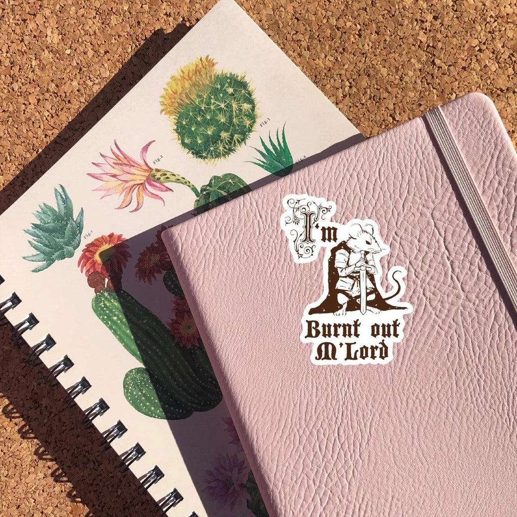 I'm Burnt Out M'Lord Mouse Sticker Sticker Horse Impulse - Decorative Stickers