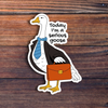 Serious Goose Sticker Sticker Horse Impulse - Decorative Stickers