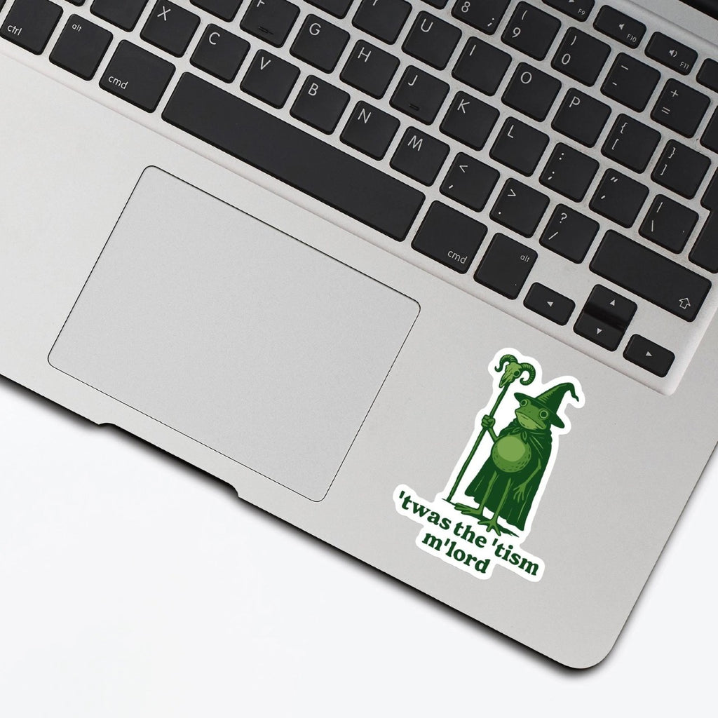 Twas The Tism Frog Wizard Sticker Sticker Horse Impulse - Decorative Stickers