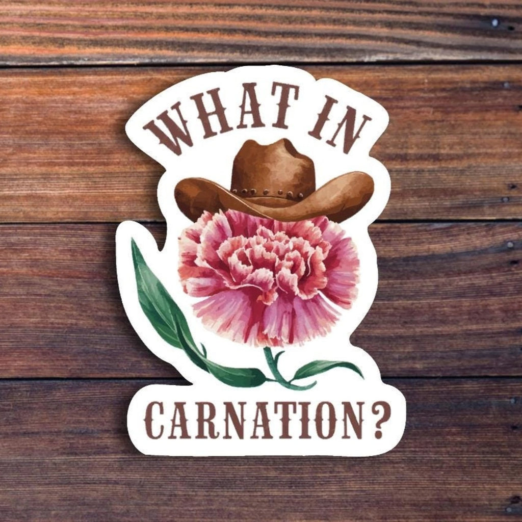 What In Carnation Sticker Sticker Horse Impulse - Decorative Stickers