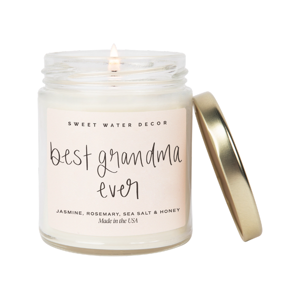 Best Gransma Ever Candle - 9oz Sweet Water Decor Home - Candles
