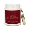 Merry Christmas Candle - 9oz Sweet Water Decor Home - Candles