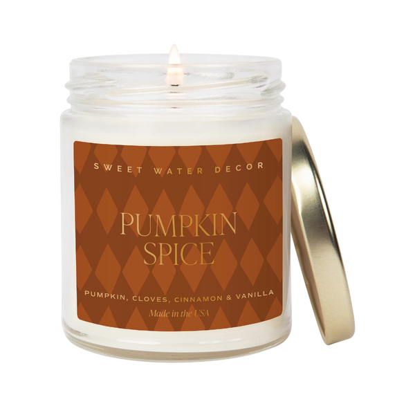 Pumpkin Spice Candle - 9oz Sweet Water Decor Home - Candles