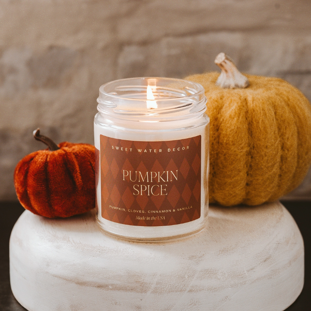 Pumpkin Spice Candle - 9oz Sweet Water Decor Home - Candles