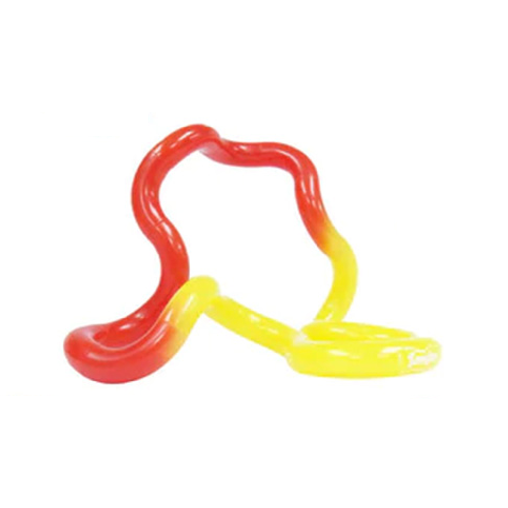 Red/Yellow Tangle Jr - Color Changing Tangle Creations Toys & Games - Fidget Toys