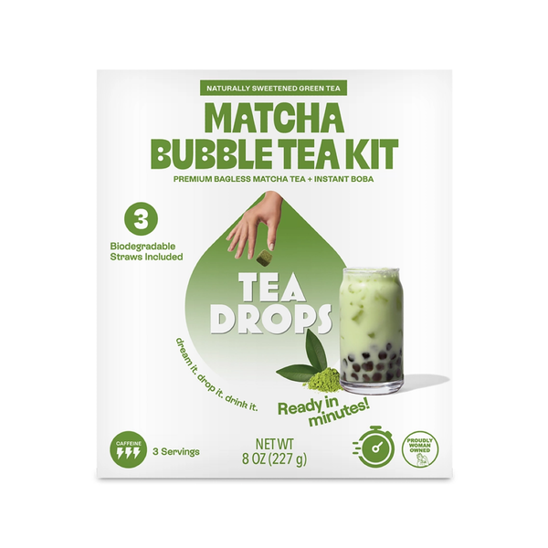 Matcha Boba Tea Kit - 3 Count Tea Drops Home - Kitchen & Dining - Tea & Infusions