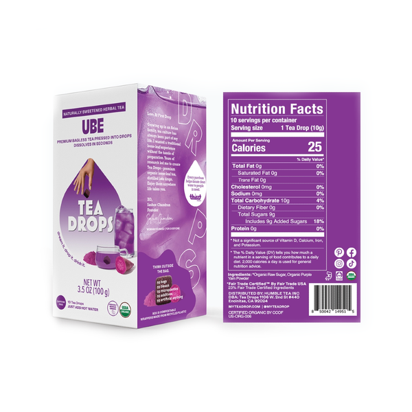 Ube Tea - Boxed 10 Count Tea Drops Home - Kitchen & Dining - Tea & Infusions