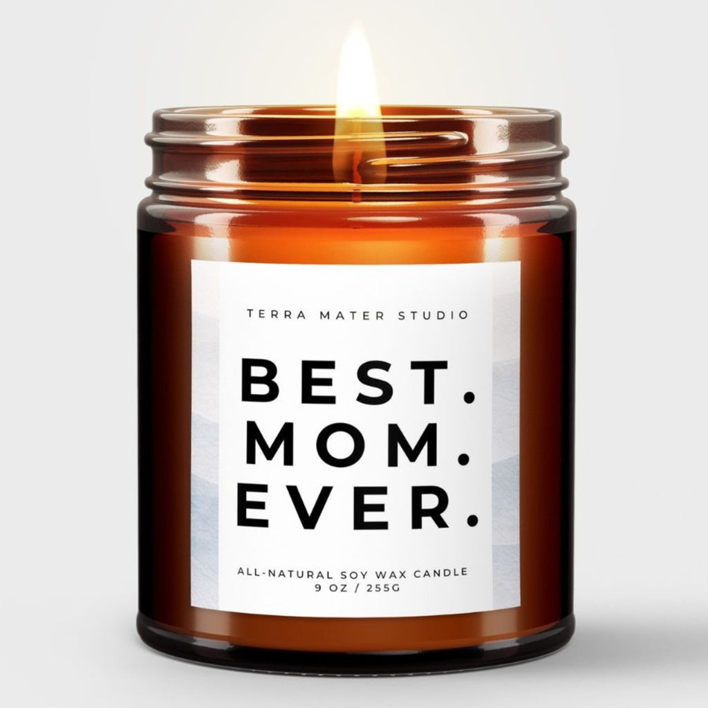 Best Mom Ever Candle - 9oz - Lavender Garden Terra Mater Studio Home - Candles