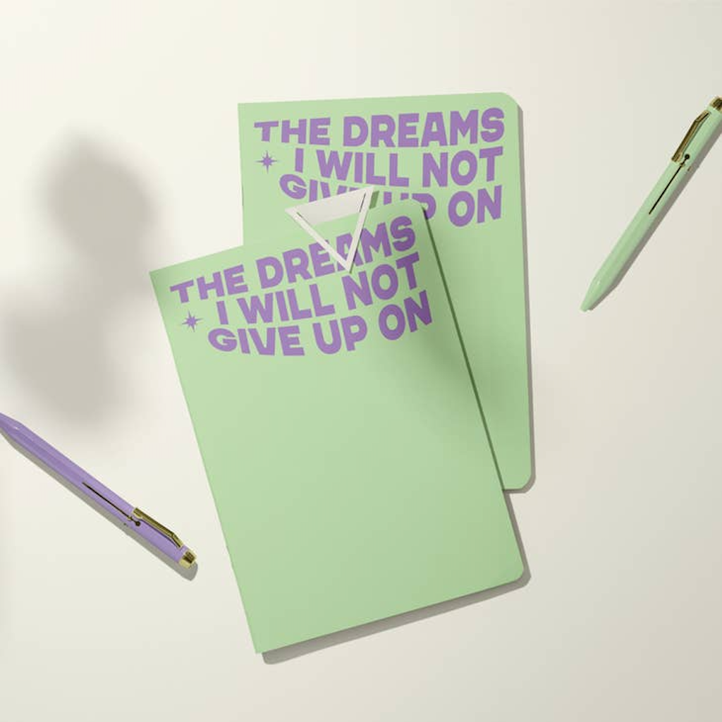 Dreams I Will Not Give Up Pocket Journal Mini Notebook That’s So Andrew Books - Blank Notebooks & Journals