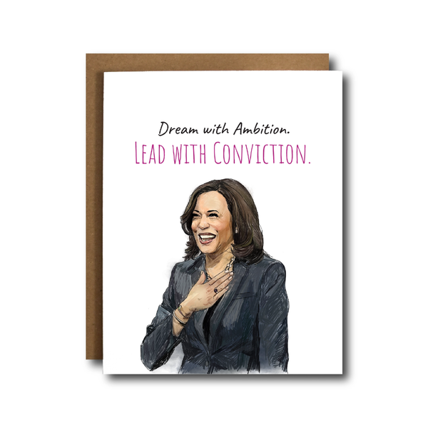 Kamala Harris Dream Inspirational Blank Card The Card Bureau Cards - Any Occasion