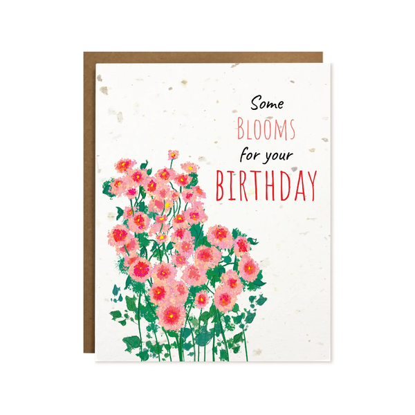 Blooms For Your Birthday Plantable Birthday Card The Card Bureau Cards - Birthday