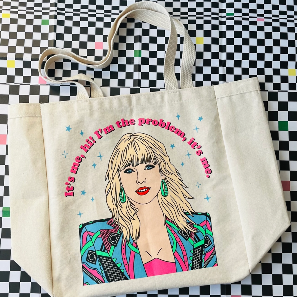 Taylor It's Me Hi Tote Bag The Found Apparel & Accessories - Bags - Reusable Shoppers & Tote Bags