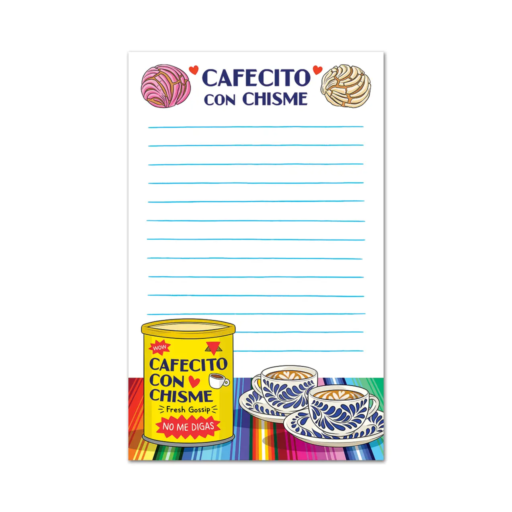 Cafecito Con Chisme Notepad The Found Books - Blank Notebooks & Journals - Notepads
