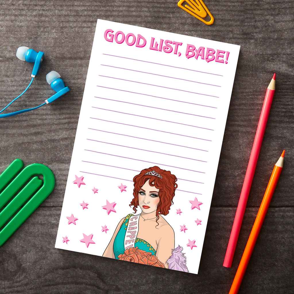 Chappell Good List Babe Notepad The Found Books - Blank Notebooks & Journals - Notepads