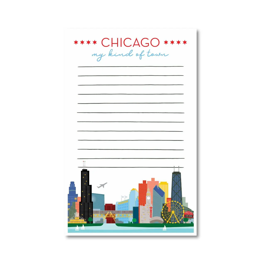 Chicago My Kind of Town Notepad The Found Books - Blank Notebooks & Journals - Notepads