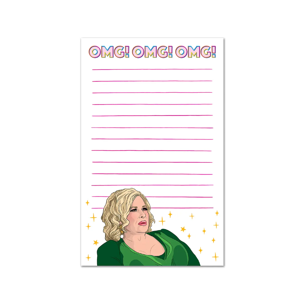 Jennifer Coolidge Oh My God Notepad The Found Books - Blank Notebooks & Journals - Notepads