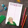 Jennifer Coolidge The Gays To Do Notepad The Found Books - Blank Notebooks & Journals - Notepads