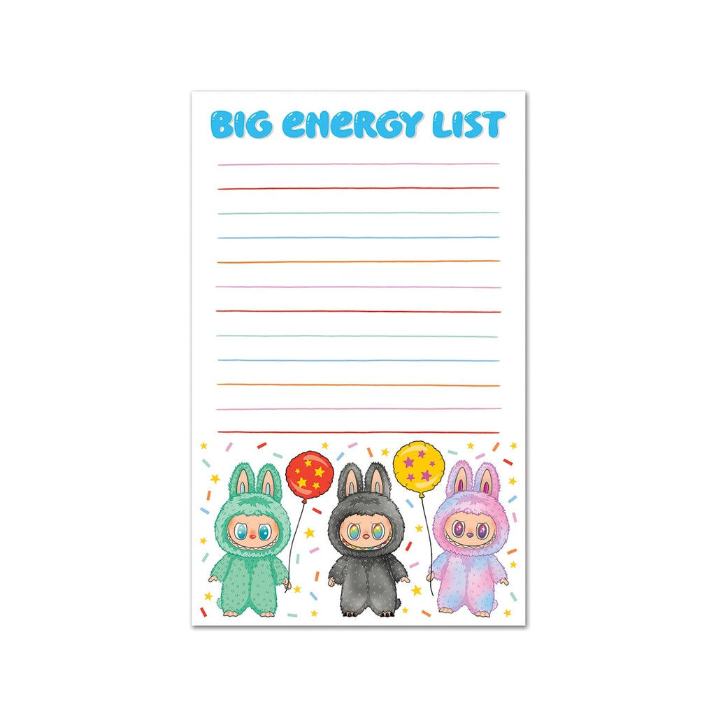 Labubu Big Energy Notepad The Found Books - Blank Notebooks & Journals - Notepads