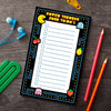 Retro Arcade Power Through Your To Do's The Found Books - Blank Notebooks & Journals - Notepads