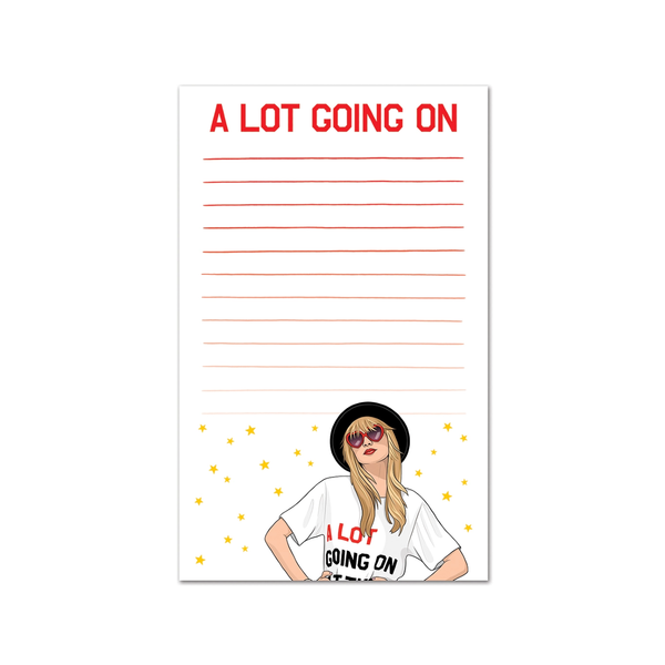 Taylor A Lot Going On Notepad The Found Books - Blank Notebooks & Journals - Notepads