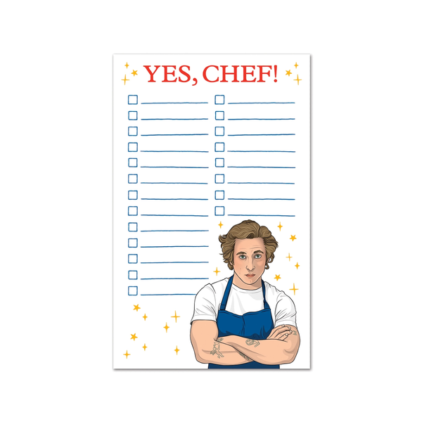 Yes Chef The Bear Notepad The Found Books - Blank Notebooks & Journals - Notepads