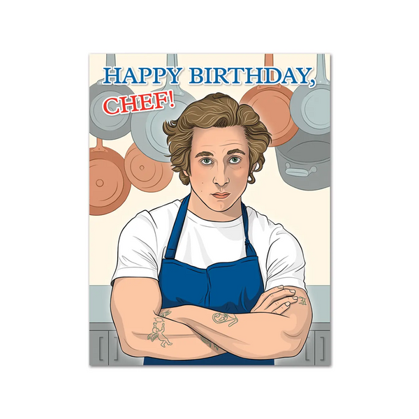 Yes Chef Birthday Card The Found Cards - Birthday