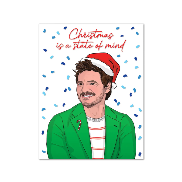 Pedro Christmas Is A State Of Mind Christmas Card - Boxed Set The Found Cards - Boxed Cards - Holiday - Christmas