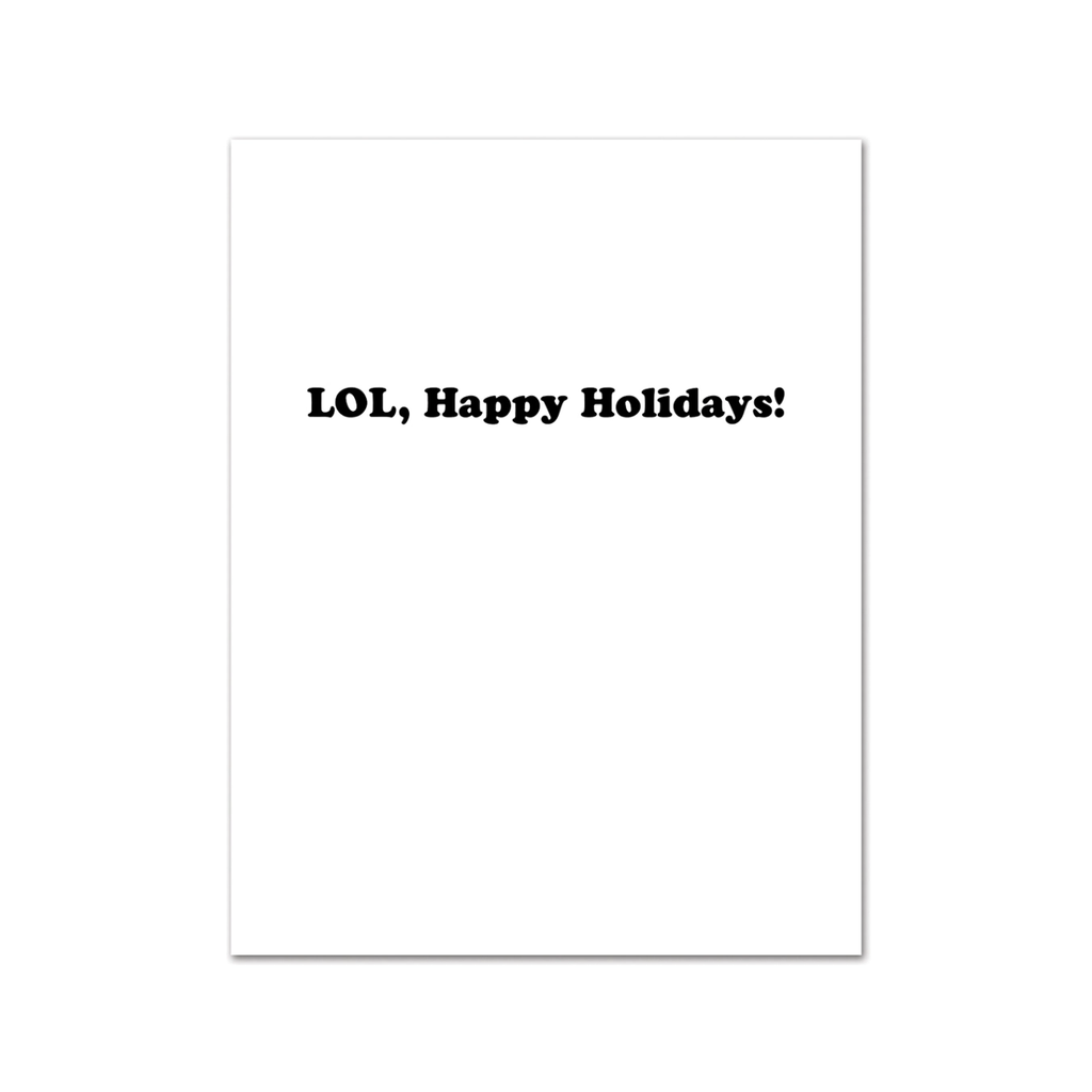 Cats Because The Holidays Suck Christmas Card The Found Cards - Holiday - Christmas