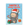 Santa's Secret Helper Labubu Christmas Card The Found Cards - Holiday - Christmas