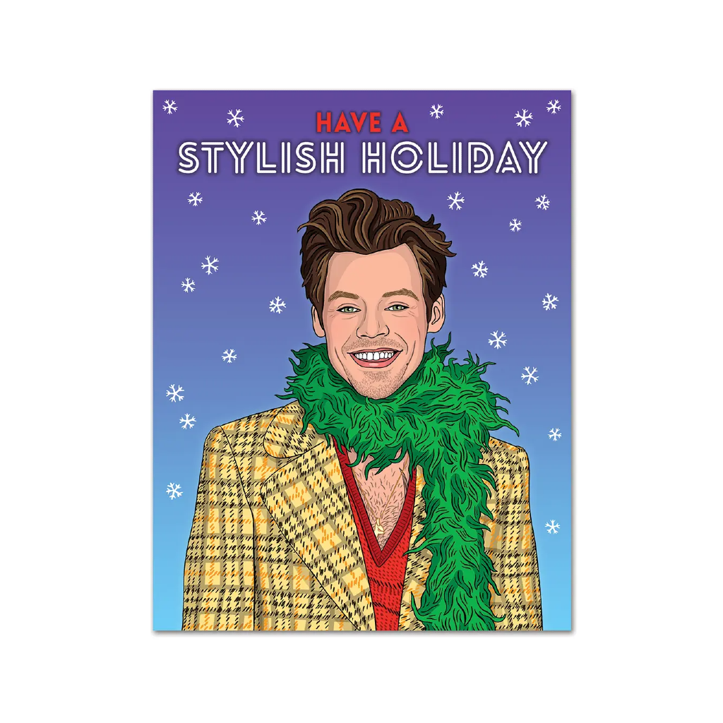 Harry Styles Happy Holidays Holiday Card The Found Cards - Holiday - Happy Holidays