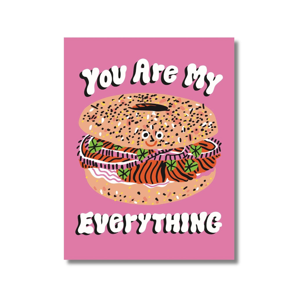You Are My Everything Bagel Love Card The Found Cards - Love