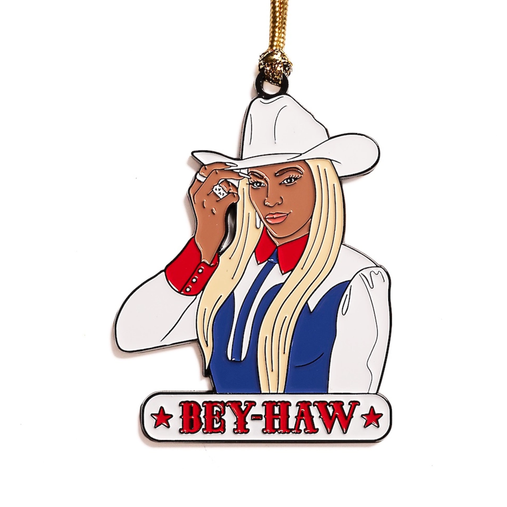 Beyonce Bey Haw Cowboy Carter Ornament The Found Holiday - Ornaments