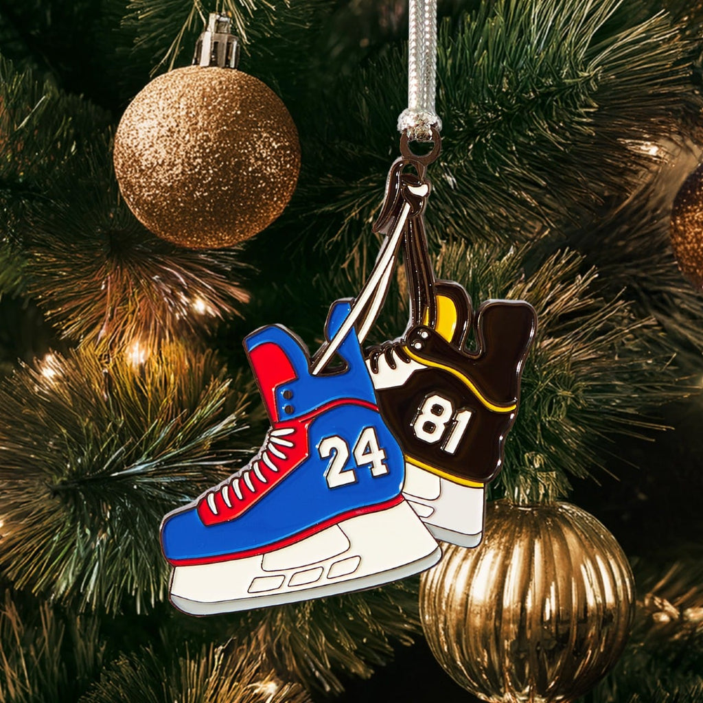 Heated Hockey Skates Ornament The Found Holiday - Ornaments